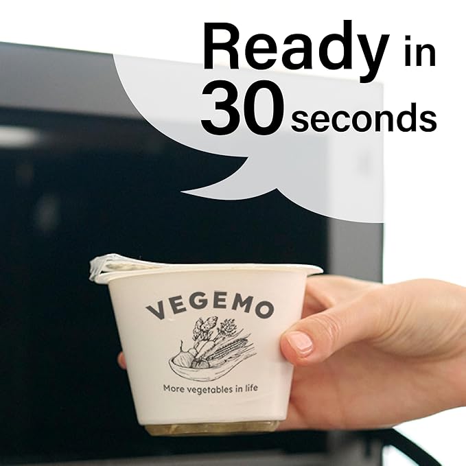 Yasai wo Motto Minestrone Soup, vegan, 0g Trans Fat, No Preservatives, No artificial dyes, No Added MSG, made in Japan, 6.35 oz, Pack of 6, Microwavable cup