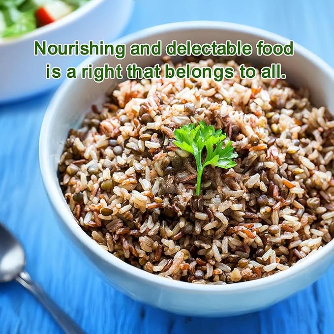 Golden Crown Organic Brown Jasmine Rice - 32 oz (2LB) | Naturally Aged Halal + Kosher, Extra Long Aromatic | Whole Grains From Thai HOM Mali, Non-GMO | Tasty and Delicious Flavorful Gluten-Free