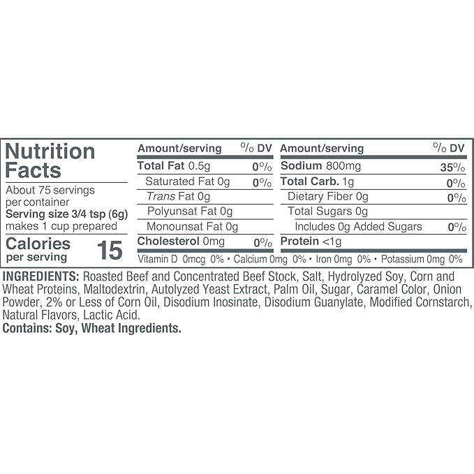 Minor's Beef Base and Stock, Great for Soups and Sauces, 0 Grams Trans Fat, No Added MSG, 16 oz (Pack of 3)