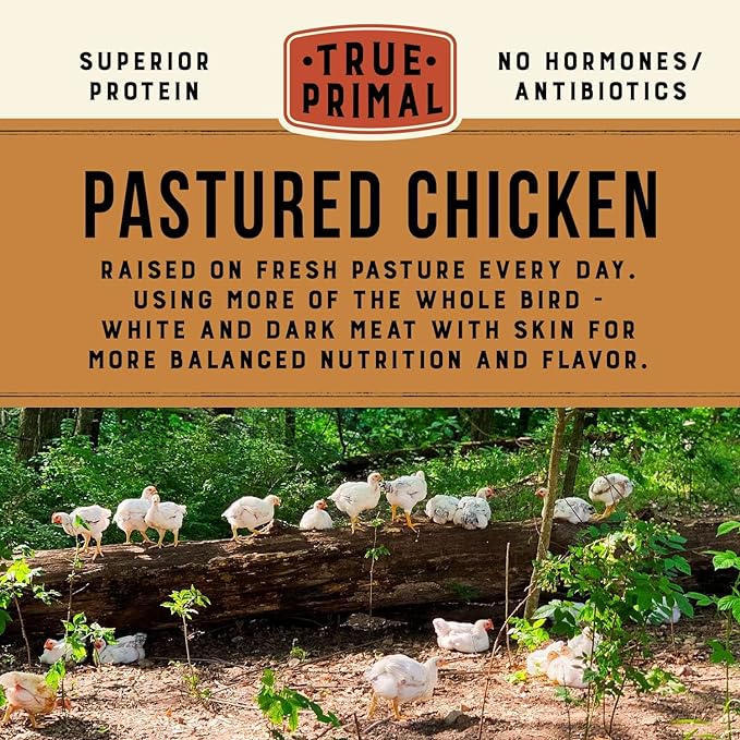 True Primal Roasted Chicken Soup 8-pack, Ready to eat, Gluten free, Paleo, Pastured chicken, Whole30, AIP, Bone broth